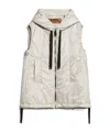 Max Mara Sleevless Down Vest In White