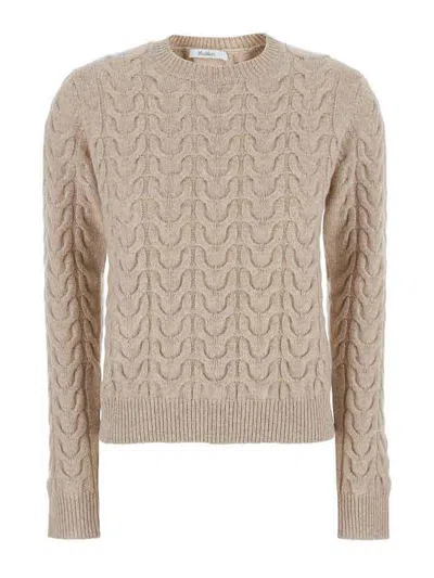 Max Mara Slim  Cashmere Sweater By In Brown