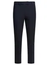 Max Mara Slim Cropped Trousers With Mid-rise Waist In Black