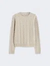 Max Mara Slim-fit Cashmere Pullover In Sand