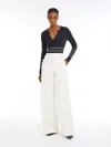 Max Mara Slim-fit Cotton And Silk Sweater In Ultramarine