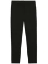 Max Mara Tailored Black Trousers With Smooth Finish And Functional Pockets In Black