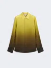 Max Mara Slim-fit Silk Dégradé Shirt In Multi
