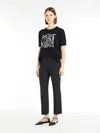 Max Mara Slim-fit Stretch Cotton And Viscose Trousers In Ultramarine