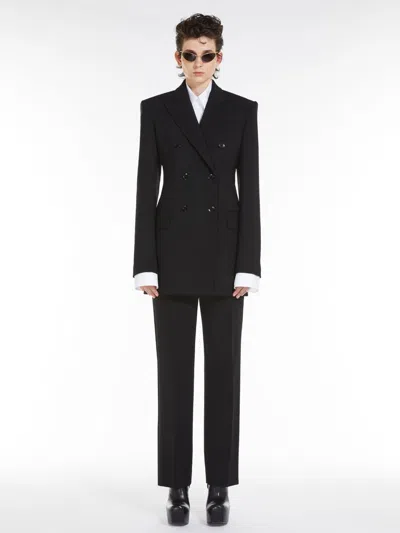 MAX MARA SLIM-FIT STRETCH WOOL TROUSERS