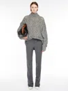 Max Mara Slim Fit Pants In Medium Grey
