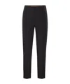 Max Mara Slim Fit Trousers In Black