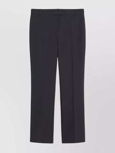 MAX MARA SLIM-FIT TROUSERS IN STRETCH COTTON AND VISCOSE