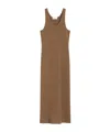 Max Mara Women's Simeone Linen Sleevesless Dress In Brown