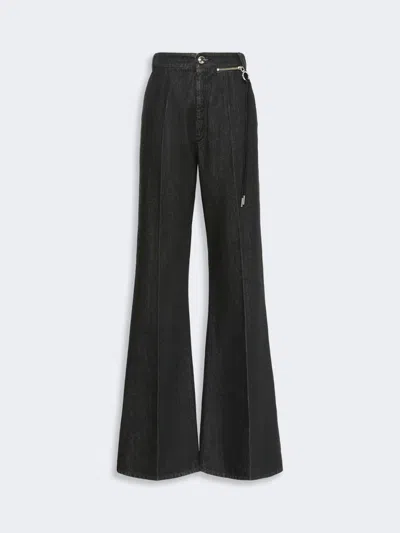 Max Mara Slim Flared Jeans In Black