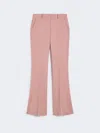 Max Mara Slim Flared Trousers In Pink