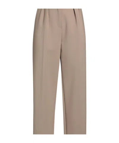 Max Mara Slimfit Casual Pants In Neutral