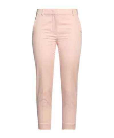 Max Mara Slim-fit Cropped Dress Pants In Pink