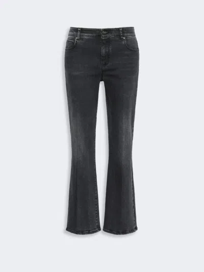 Max Mara Slim-fit Super Stretch Denim Jeans In Black