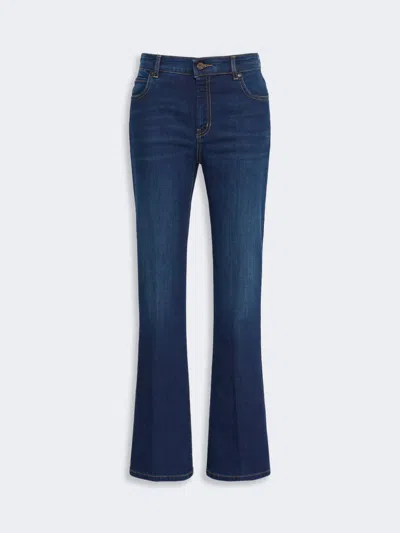 Max Mara Slim-fit Super Stretch Denim Jeans In Blue