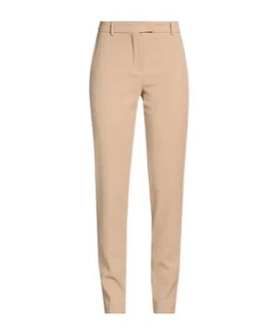 Max Mara Slimming Wool Pants In Neutral