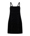 Max Mara Embellished Sleeveless Dress In Black