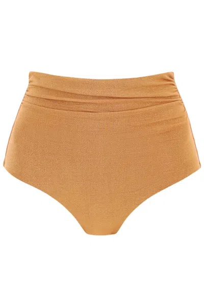 Max Mara Slip Bikini Coulotte In Jersey E Lurex In Orange