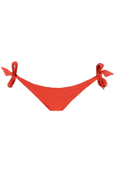 Max Mara Slip Bikini In Jersey E Lurex In Red