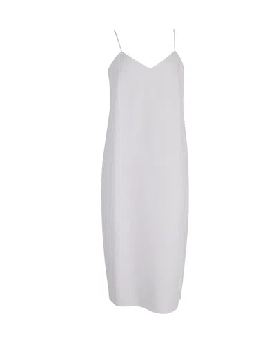 Max Mara Slip Dress In Grey Wool