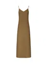 Max Mara Slip Dress In Jacquard Jersey