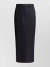 Max Mara Slit Back High-waisted Skirt With Side Seam
