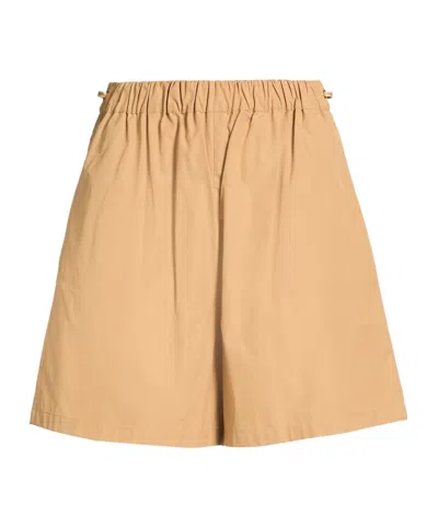 Max Mara Slit Pockets Shorts In Brown