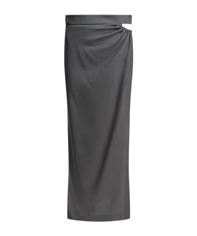 MAX MARA MAX MARA DRAPED HIGH WAIST SKIRT