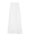 Max Mara Slit Skirt In White