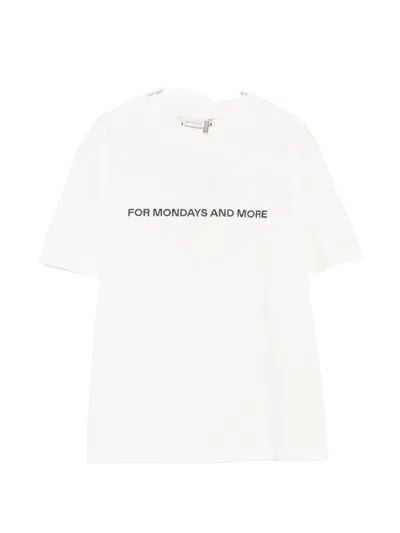 Max Mara Slogan-print T-shirt In White
