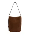 Max Mara Calfskin Shoulder Bag Adjustable Strap In Brown