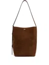 Max Mara Calfskin Shoulder Bag Adjustable Strap In Brown
