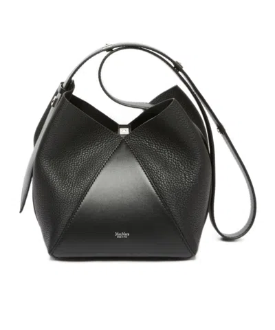 Max Mara Small Bucket Bag In Black