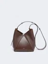 Max Mara Small Bucket Bag In Brown