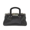 Max Mara Small Leather Bag In Black