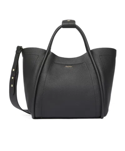MAX MARA MARINES LEATHER TOTE BAG