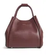 Max Mara Small Leather Marine Top-handle Bag In Red