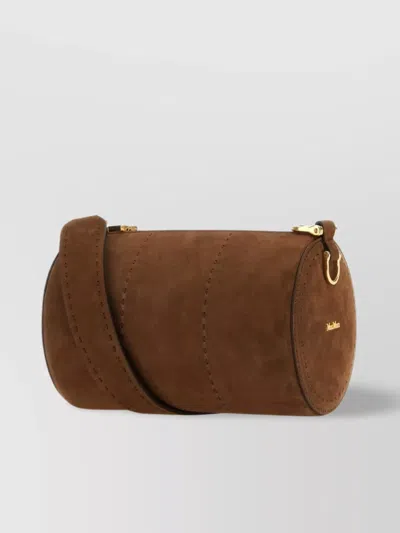 Max Mara Small Nabuk Crossbody Bag