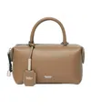 Max Mara Small Natural Leather Bowler Bag