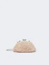Max Mara Small Pasticcino Bag With A Soft Texture In Pink