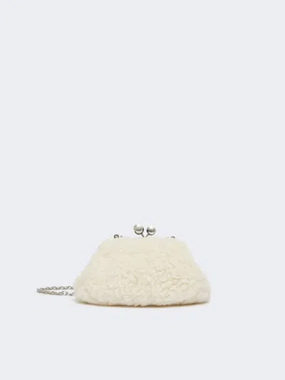 Max Mara Small Pasticcino Bag With A Soft Texture In White