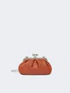Max Mara Small Sheepskin Pasticcino Bag In Brown