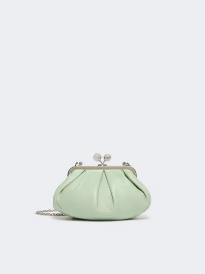 Max Mara Small Sheepskin Pasticcino Bag In Orange