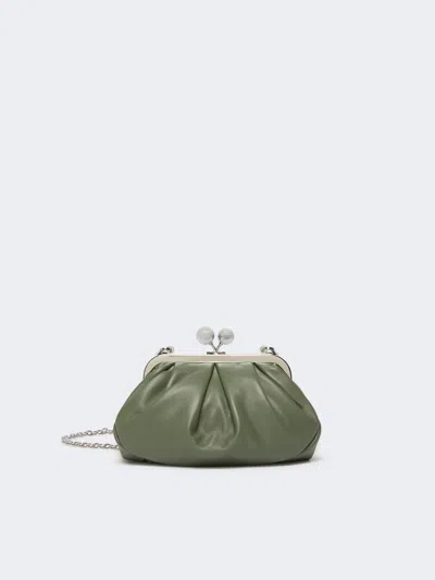 Max Mara Small Sheepskin Pasticcino Bag In White