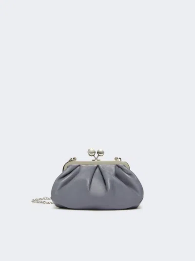 Max Mara Small Sheepskin Pasticcino Bag In Purple