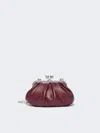 Max Mara Small Sheepskin Pasticcino Bag In Purple