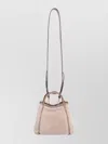 Max Mara Small Teddy Fabric Cross-body Bag In Neutral