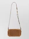 Max Mara Small Teddy Roll Shoulder Bag In Brown
