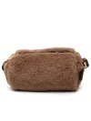 MAX MARA SMALL TEDDYROLLS TEDDY CAMEL BAG