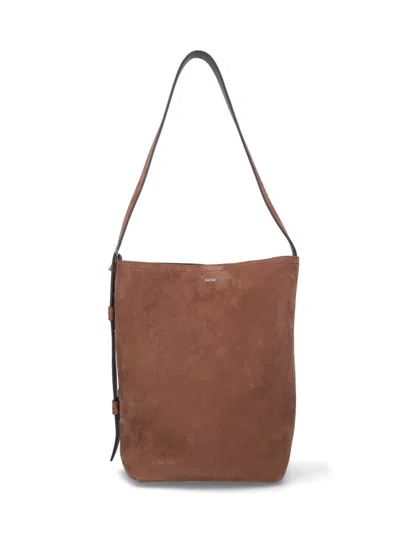 Max Mara Small Tote Bag Archetipo In Brown